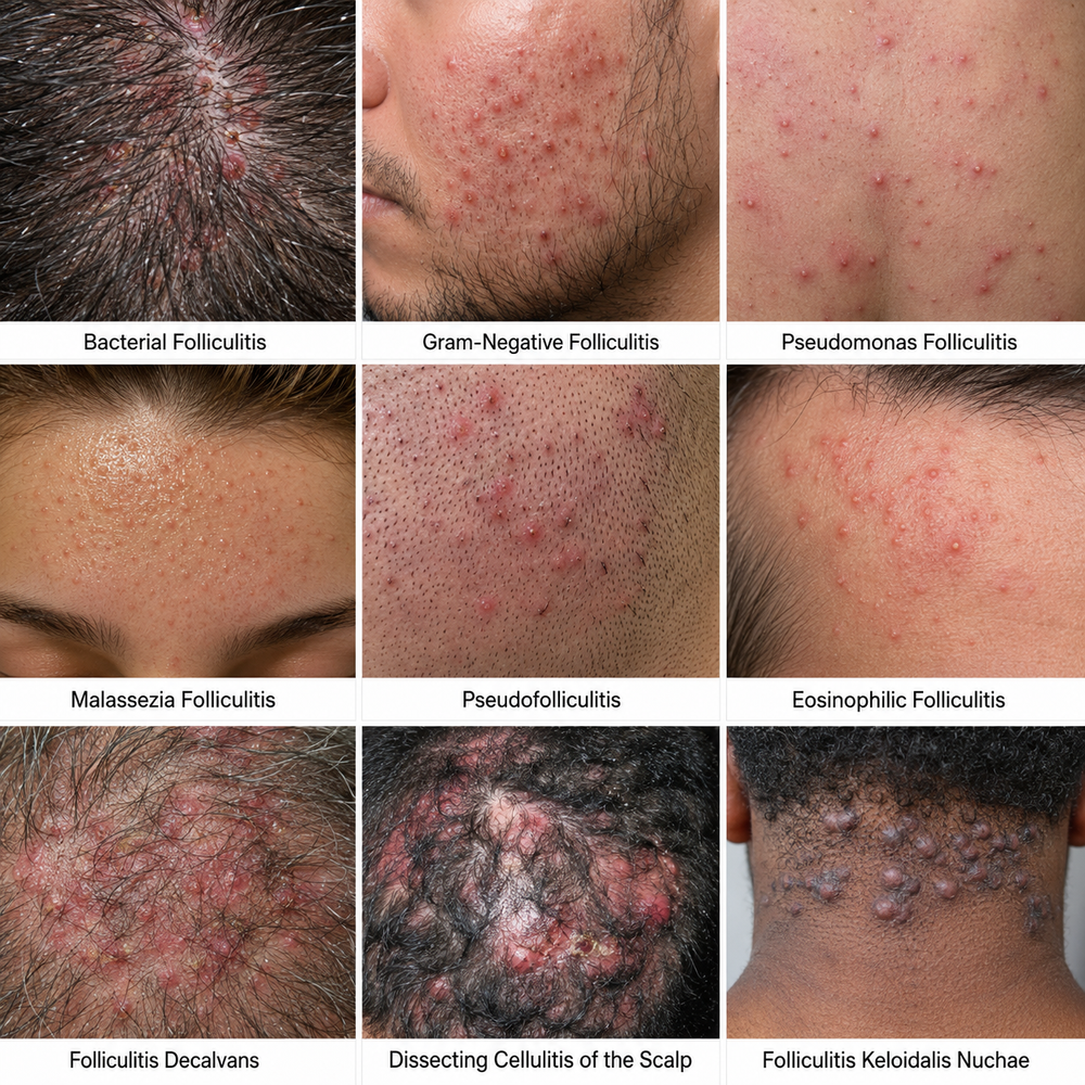 Main Types of Folliculitis