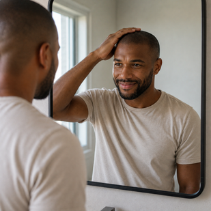 By 90 Days — Clearest Scalp You've Had