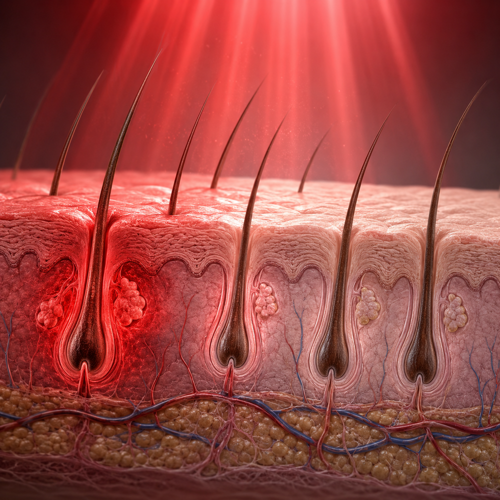 3. Red Light Calms the Redness and Inflammation That Hangs Around Long After the Bump Is Gone